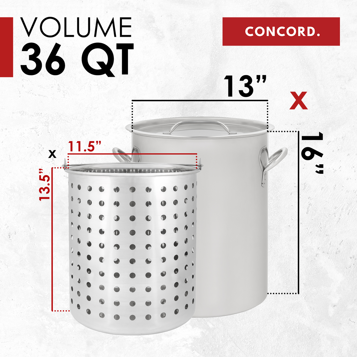 E-Series Stainless Steel Stock Pot w/ Basket