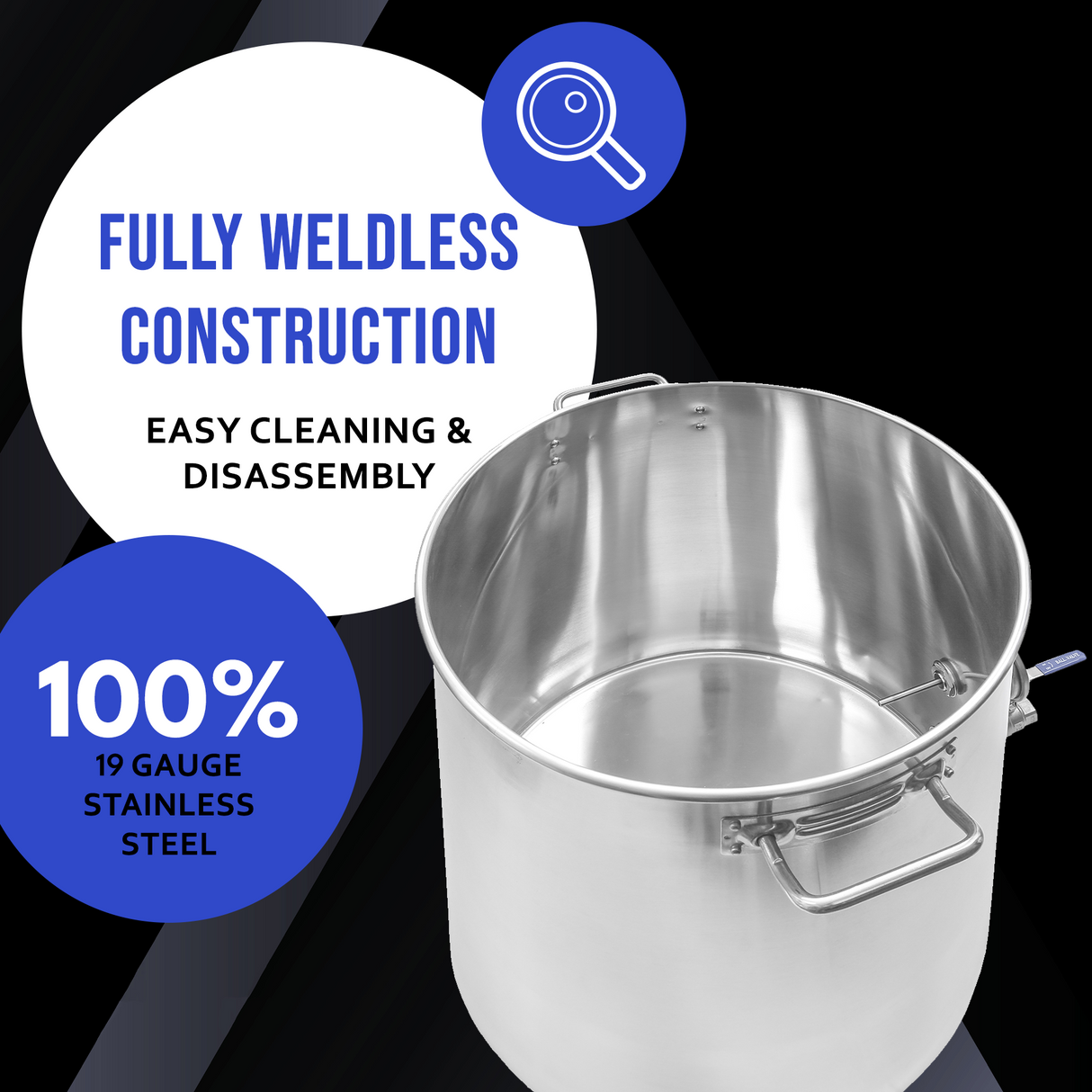 Stainless Steel Home Brew Kettle