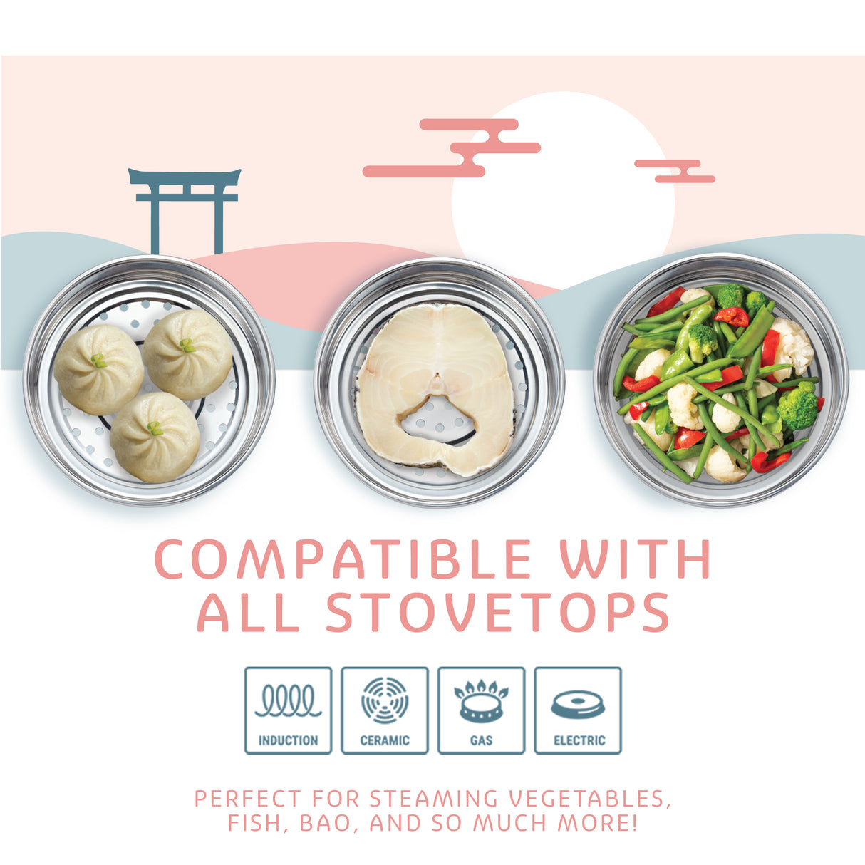 2 QT Yukihira Pan with Steamer