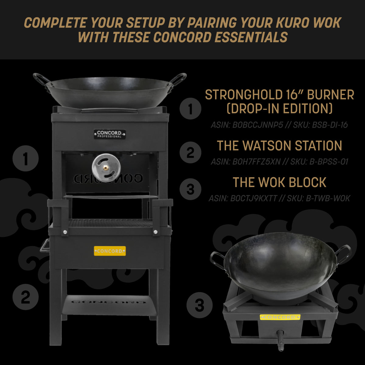 KURO Nitrided Carbon Steel Wok