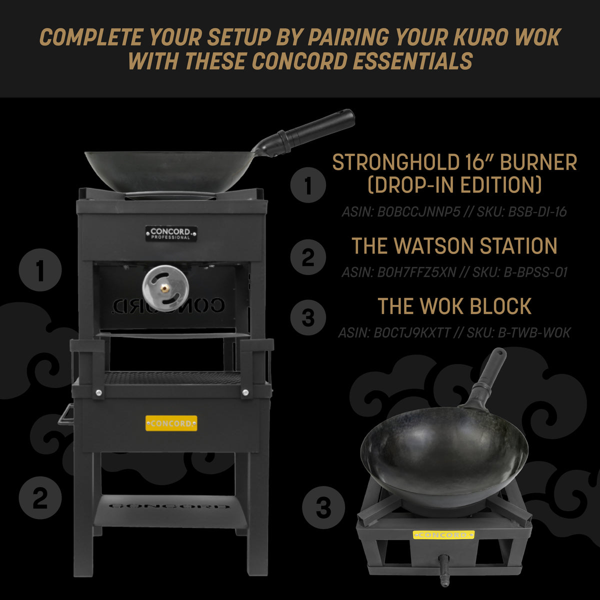 KURO Nitrided Carbon Steel Wok