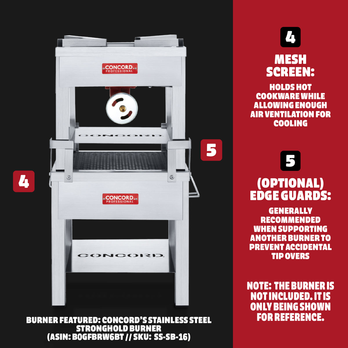 The Watson Multi-Use Outdoor Burner Station