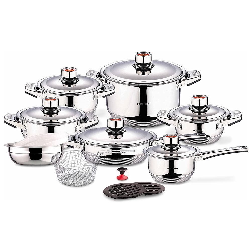 Swiss Inox 18 PCS Cookware Set – Concord Cookware Inc