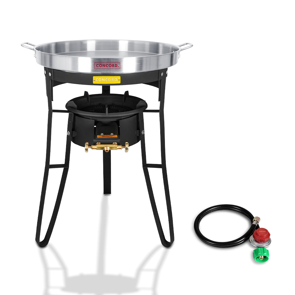 22" Original Comal + Stand + Burner Bundle