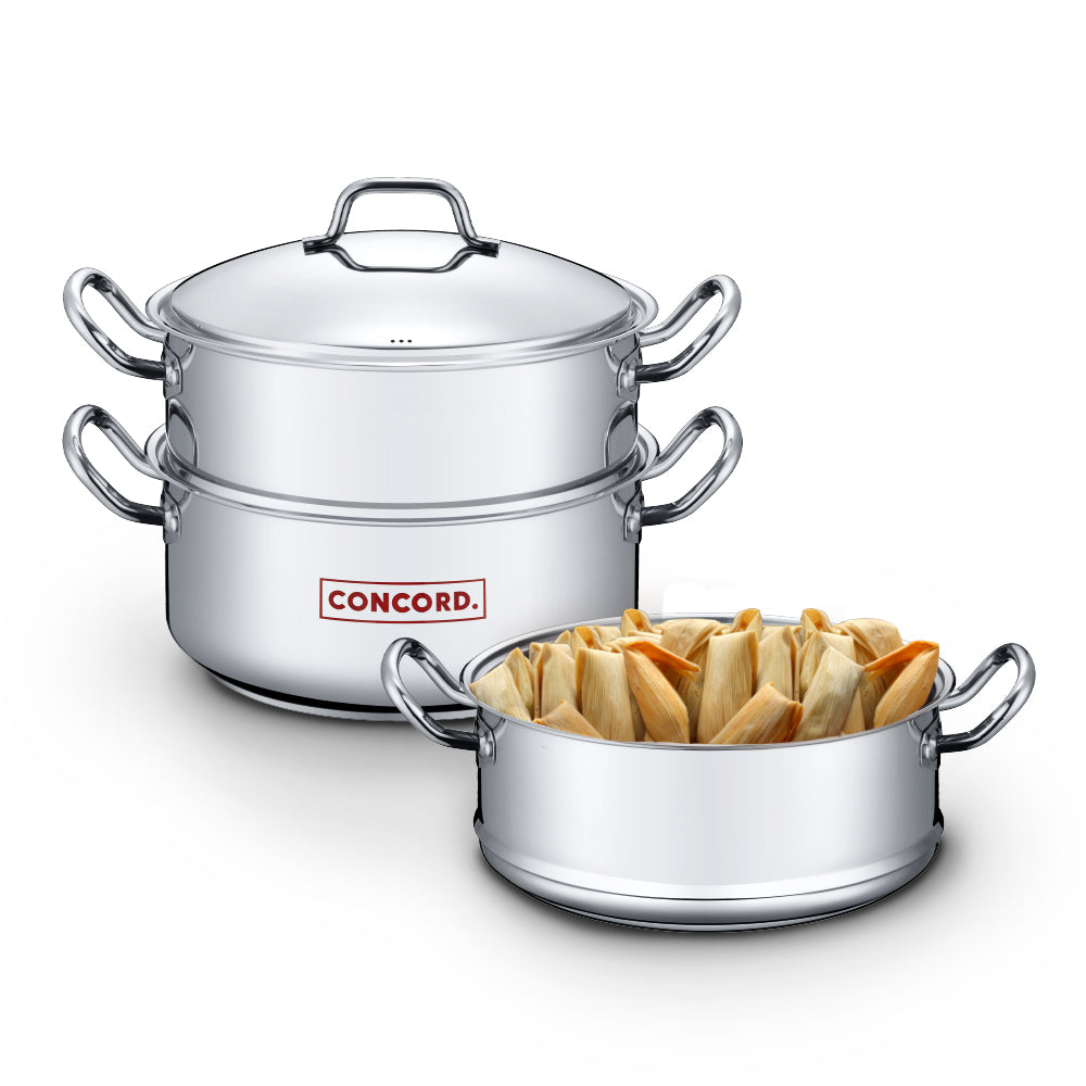 Muchos Tamales Stainless Steel XL Steamer Pot