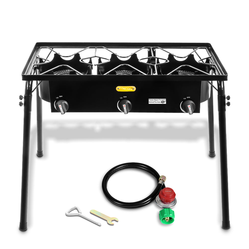 The Triple Burner Stove – Concord Cookware Inc