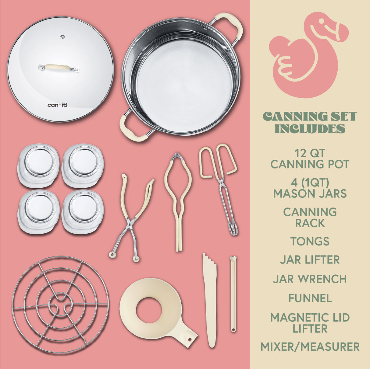 What is included in the Can IT canning pot set