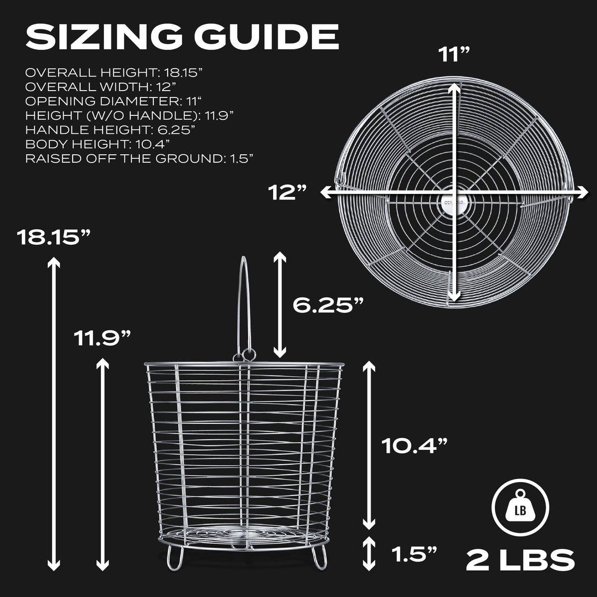 Stainless Steel Turkey Frying Basket