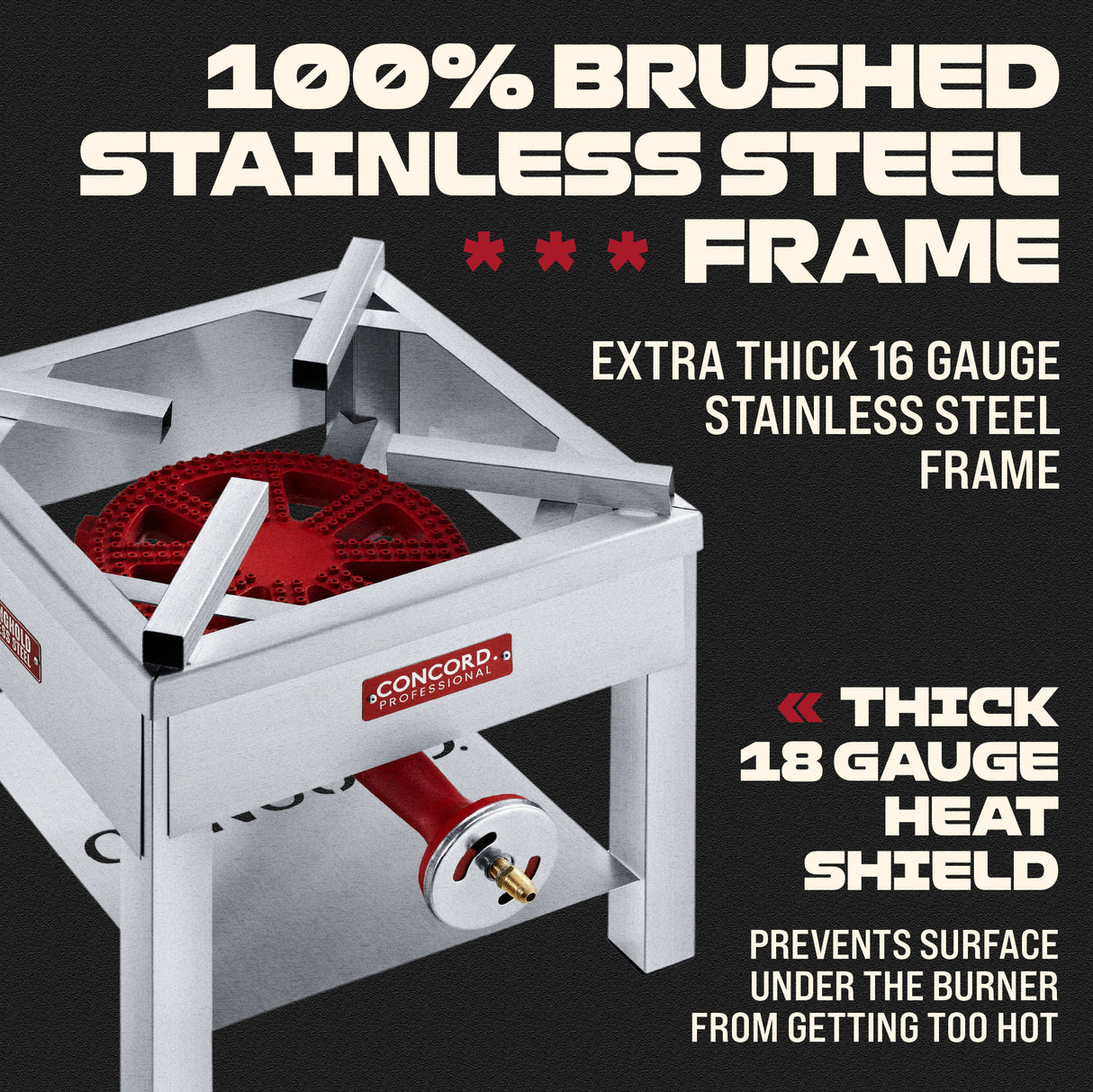 Stainless Steel Stronghold Burner (16")
