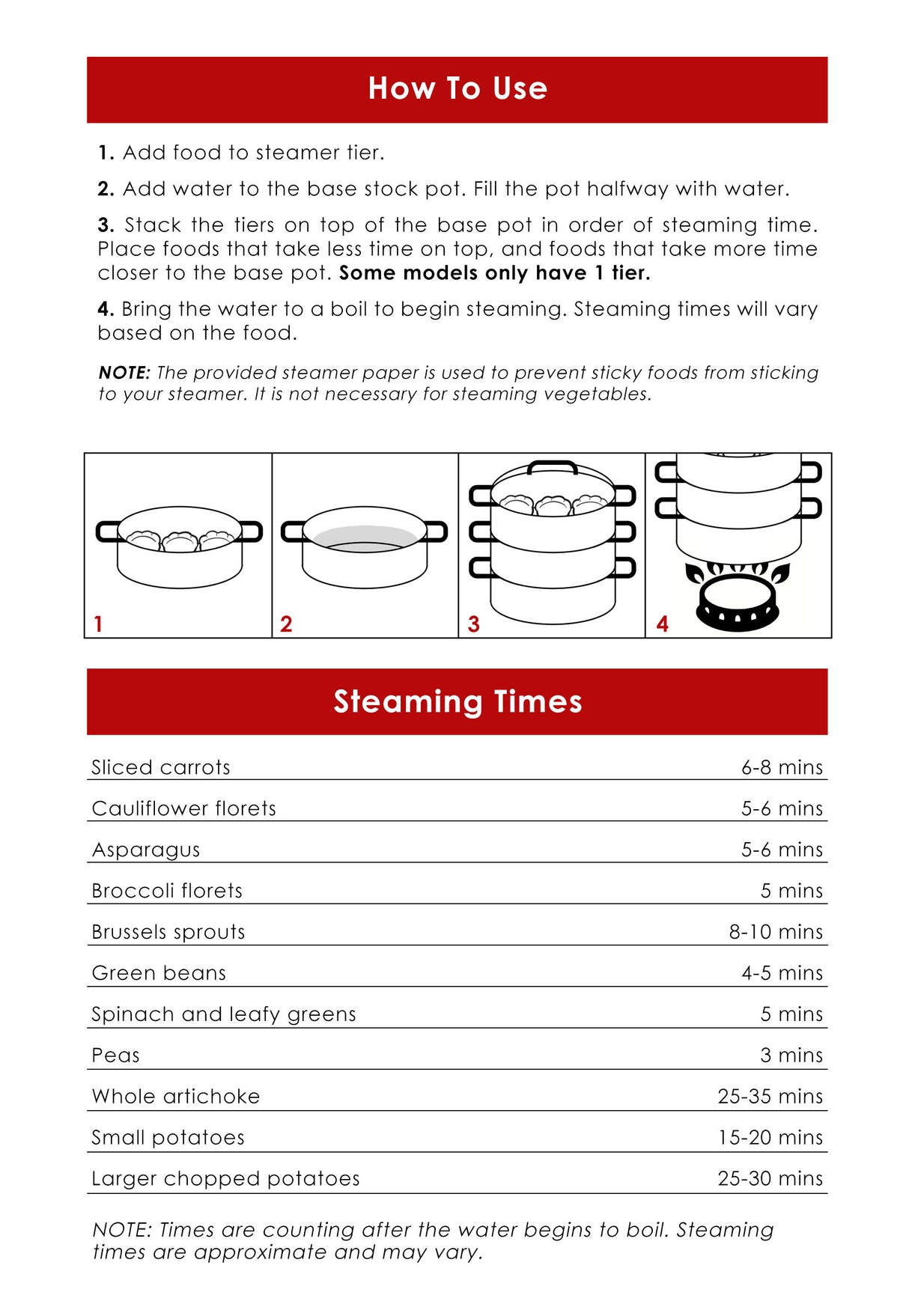 Stainless Steel 3 Tier Steamer Pot (30cm)