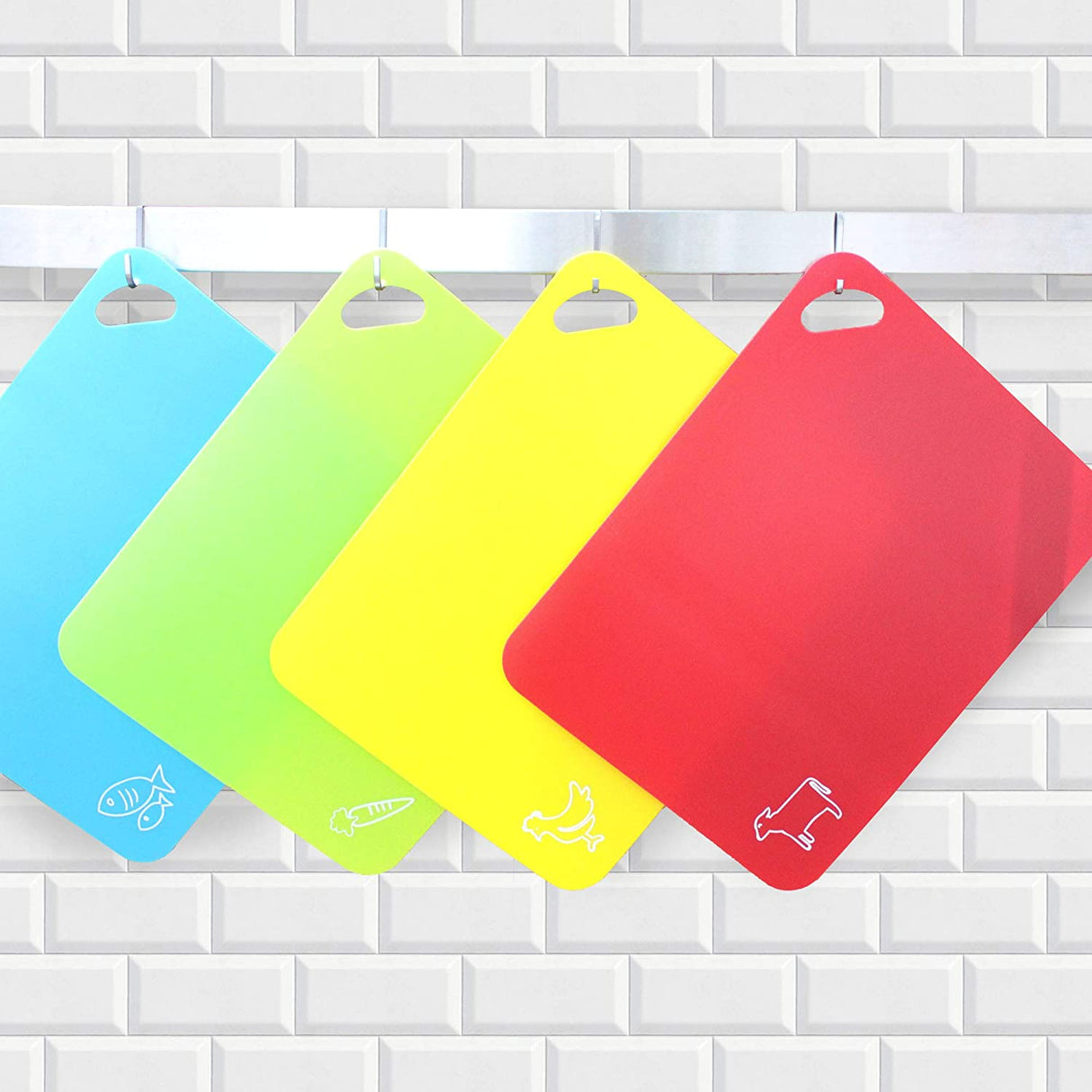 Neoflam 4 PCS Flexible Cutting Mat Set