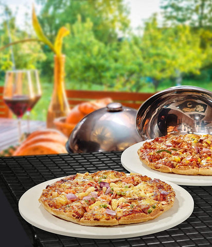 15" Round Pizza Stone (2 Pack) - Concord Cookware Inc