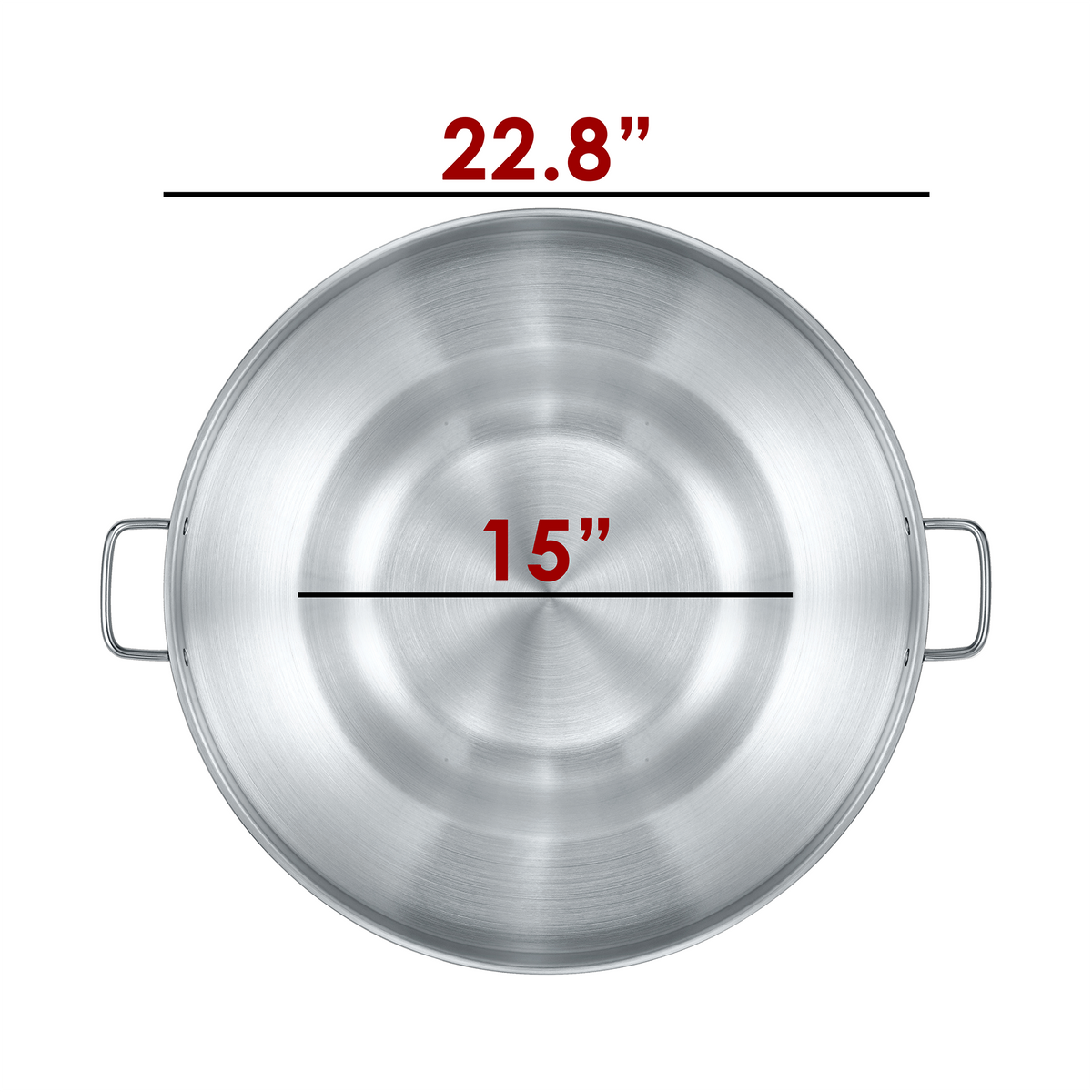 Bene Casa 22.4 Stainless Steel Comal Pan 