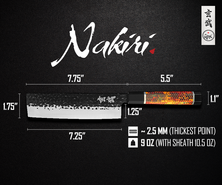 Genbu Nakiri Knife