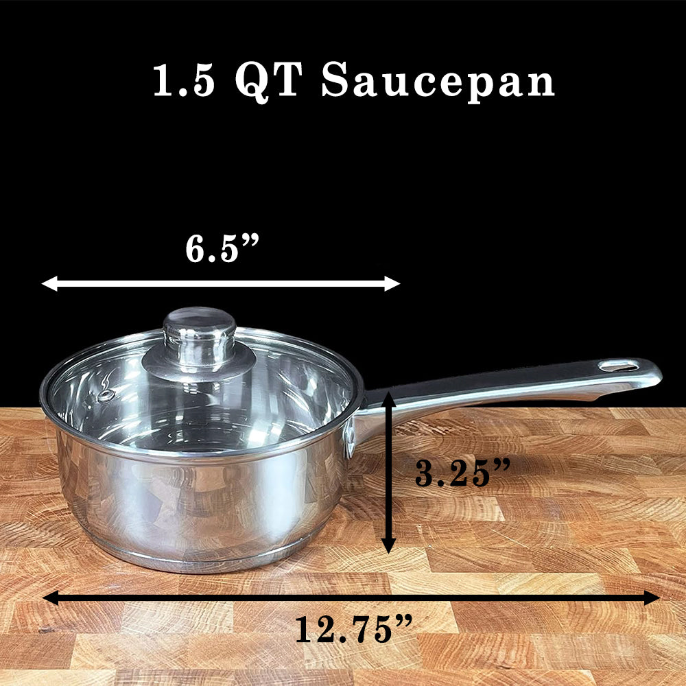 7 PCS Stainless Steel Cookware Set