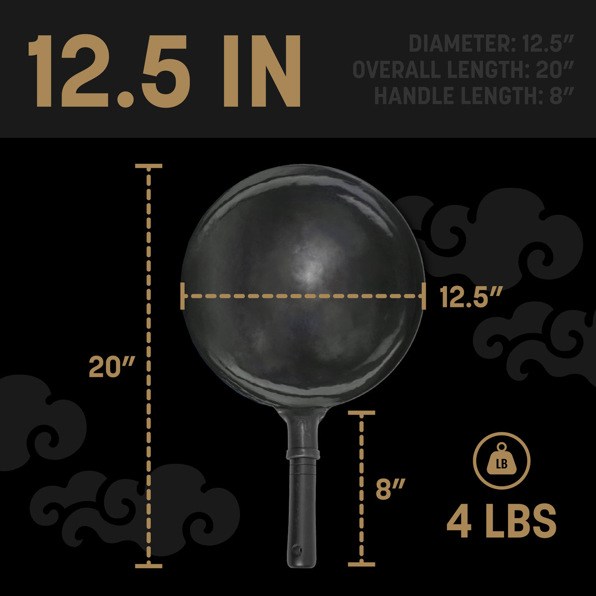 KURO Nitrided Carbon Steel Wok