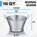 Stainless Steel Large Commercial Grade Colander