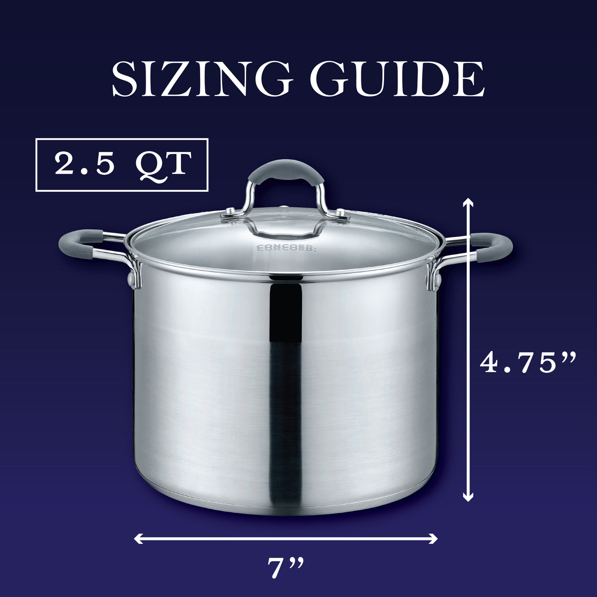 Stainless Steel Stock Pot with Glass Lid