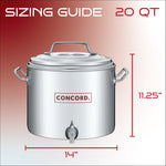 Stainless Steel S Series Insulated Double Wall Stock Pot