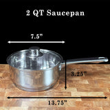 7 PCS Stainless Steel Cookware Set