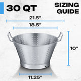 Stainless Steel Large Commercial Grade Colander