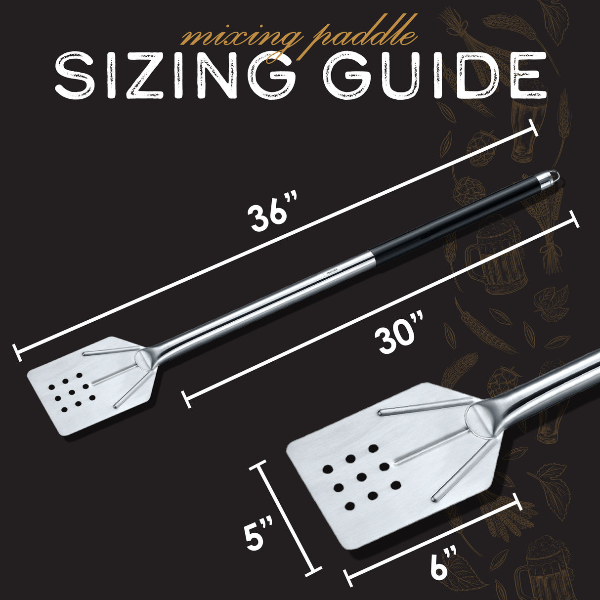 Stainless Steel Mixing Paddle