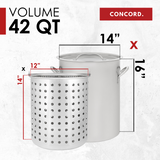 Stainless Steel Stock Pot w/ Basket