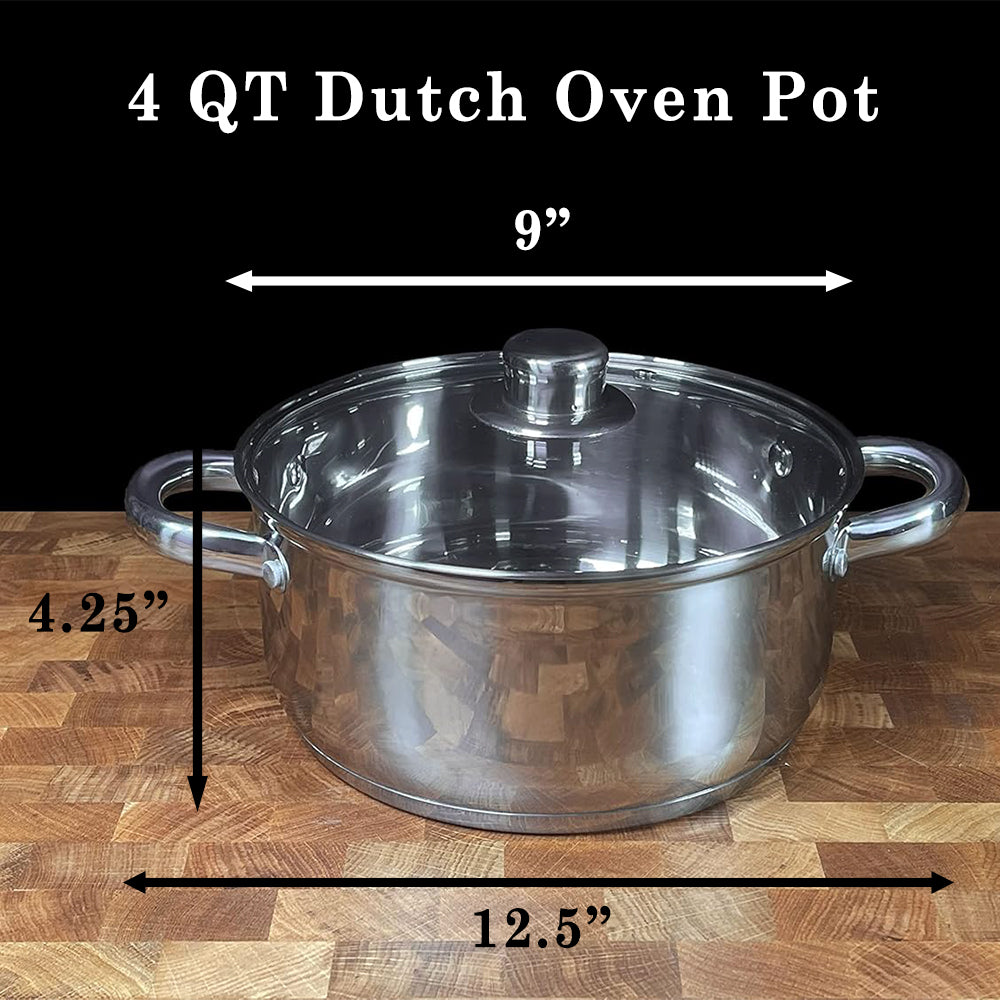7 PCS Stainless Steel Cookware Set