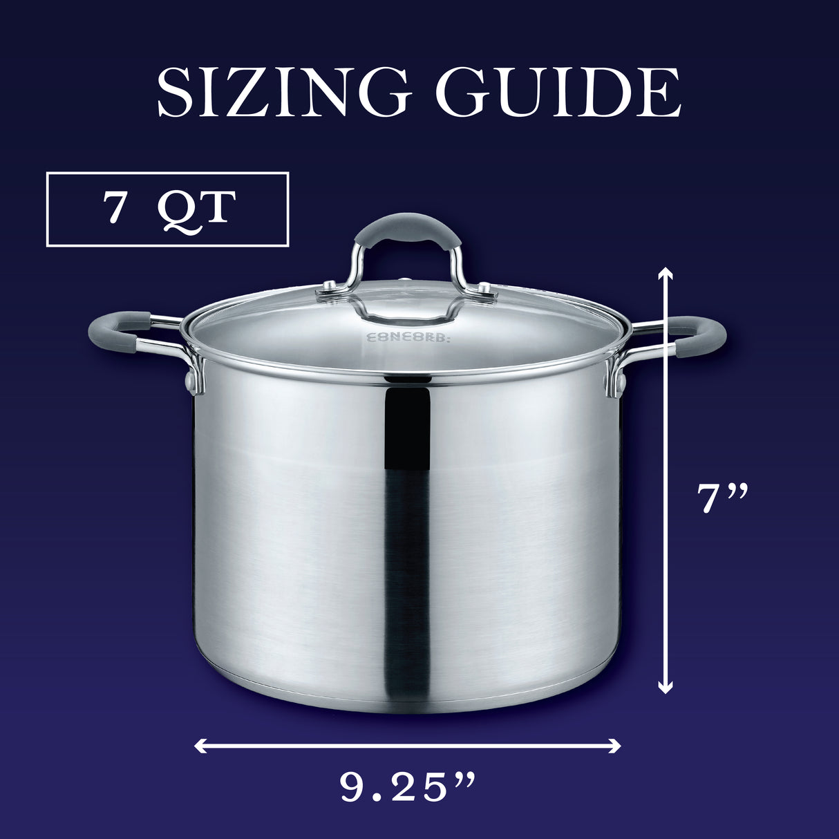 Stainless Steel Stock Pot with Glass Lid