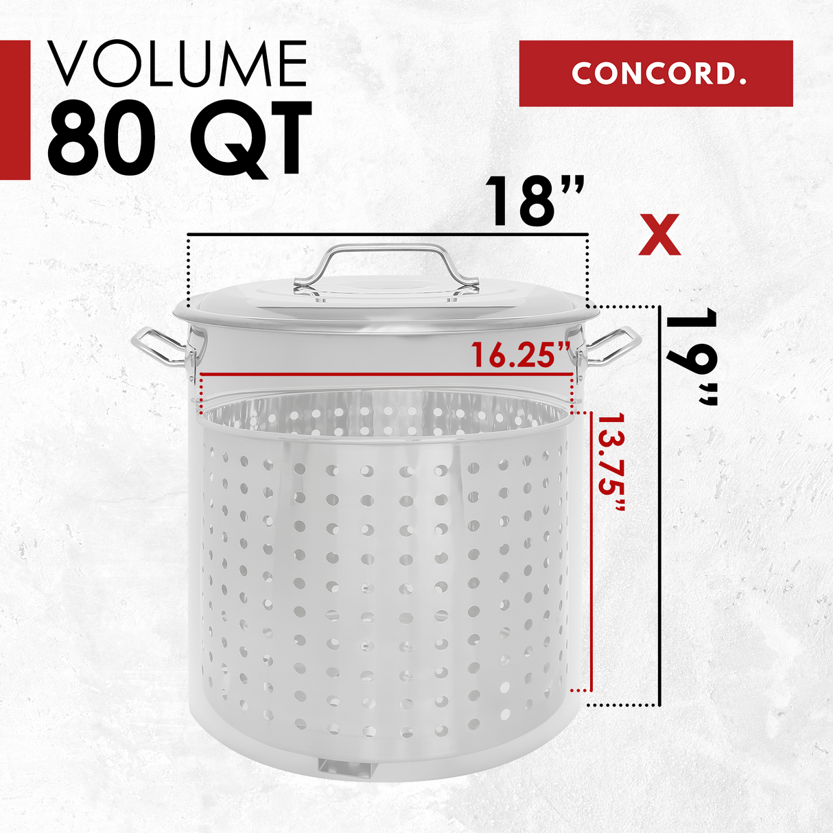 Stainless Steel Stock Pot w/Steamer Basket