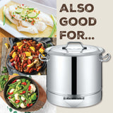 Mi Abuela Stainless Steel Tamales Steamer Pot