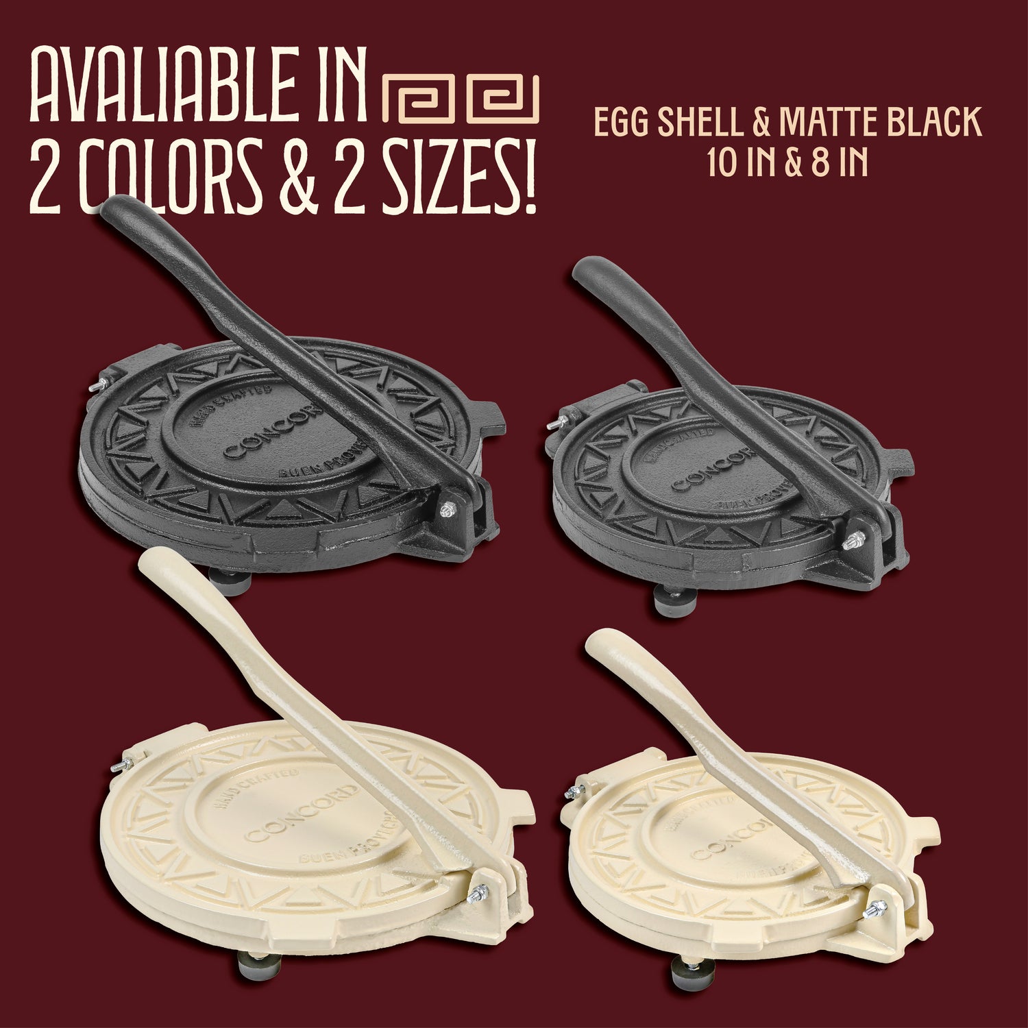 Cast Iron Tortilla Press