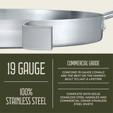 21.25" Stainless Steel Convexed Comal