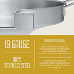 22" Stainless Steel Comal Cookware Set