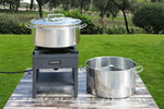 Stainless Steel Stock Pot Steamer and Braiser Combo