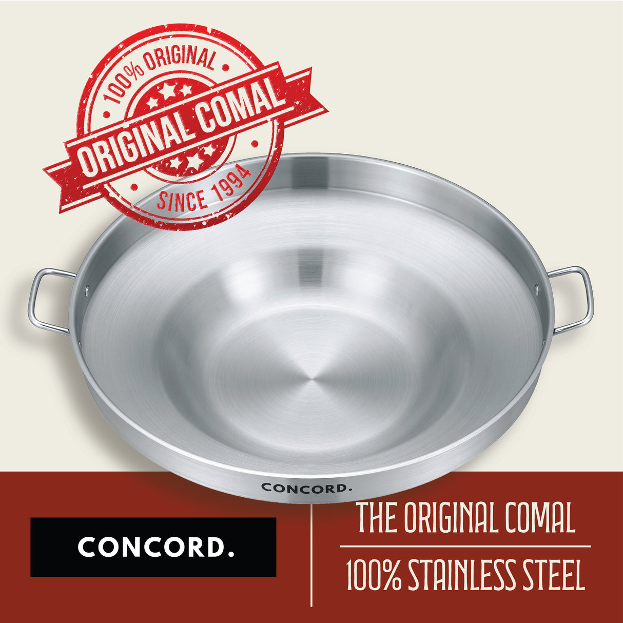 22" Stainless Steel The Original Comal