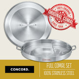 22" Stainless Steel Comal Cookware Set