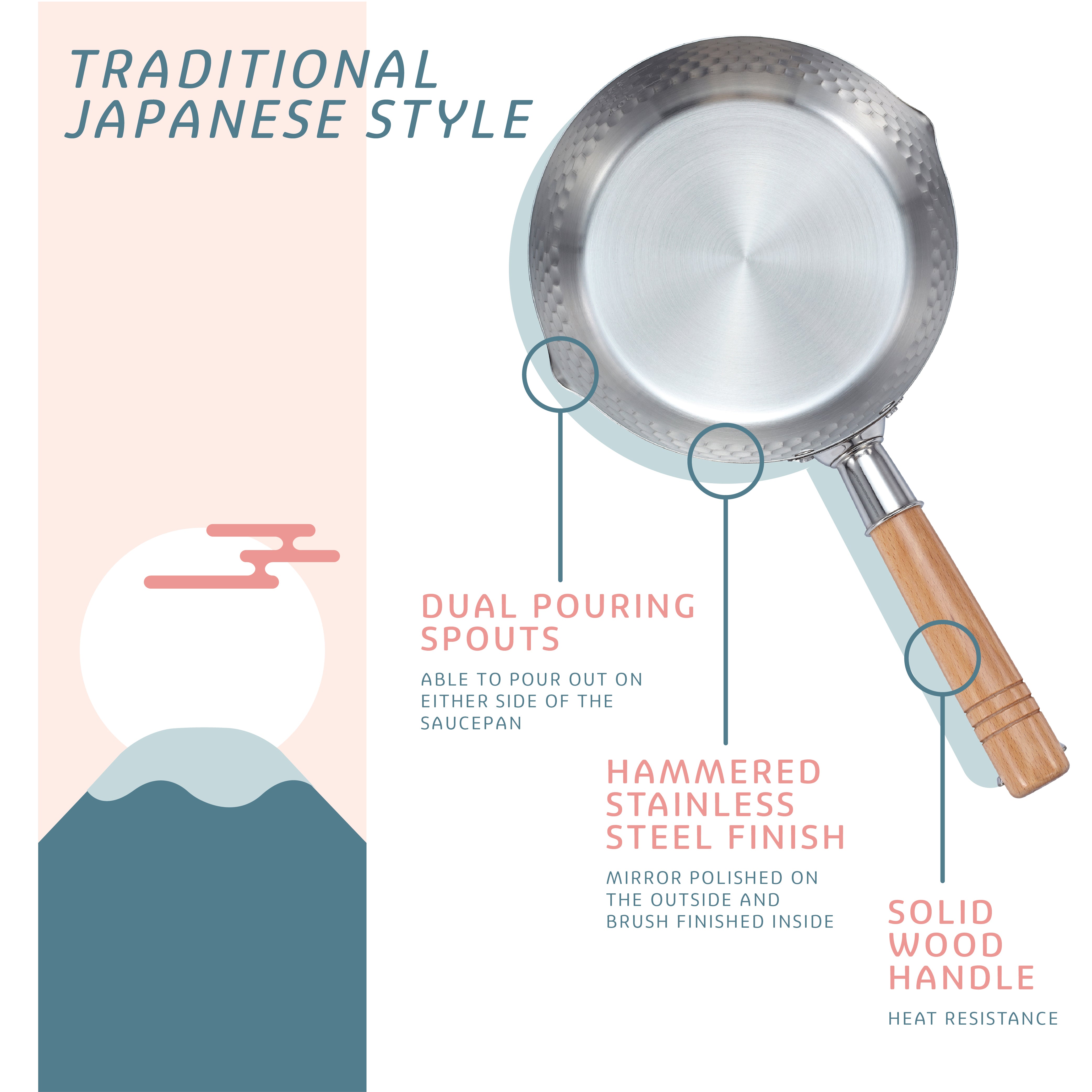 yumi ！分　銅　銀 Yukihira 2 QT Saucepan – Concord Cookware Inc