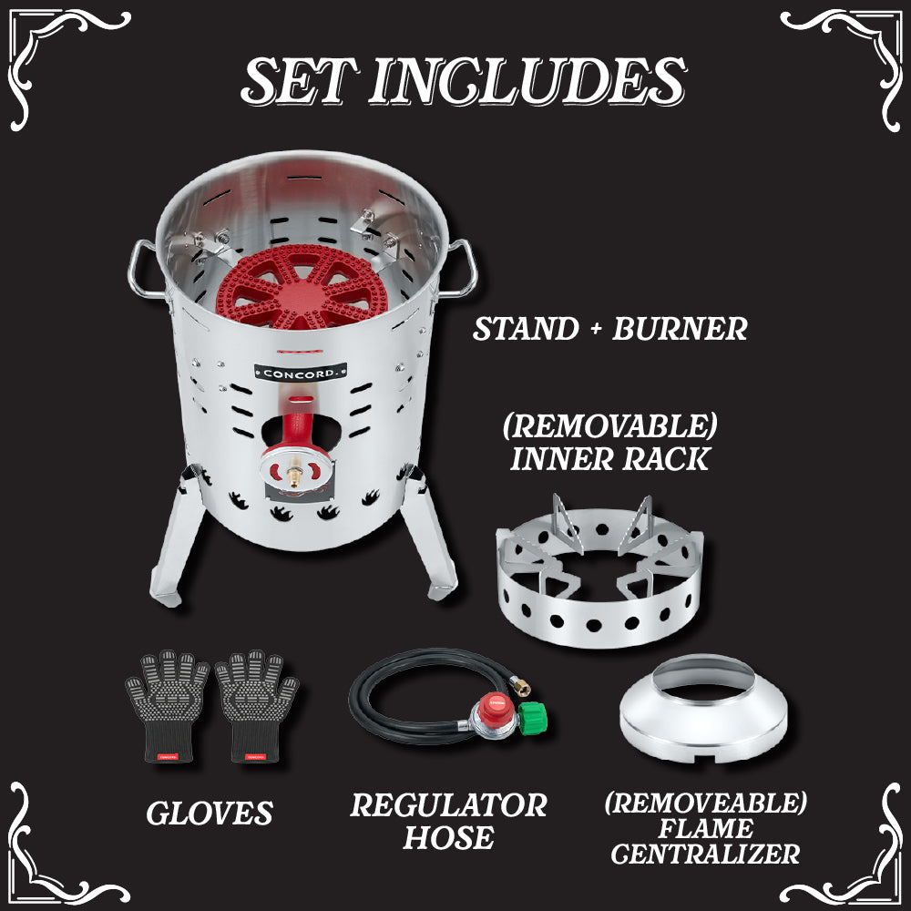 El Grande Stove + 3PCS Full Comal Set Bundle