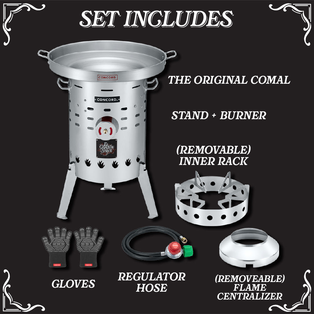 Stainless Steel El Grande Stove + Comal