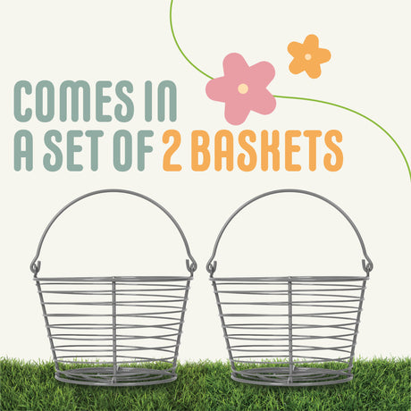 Concord egg basket is available in a set of 2 baskets
