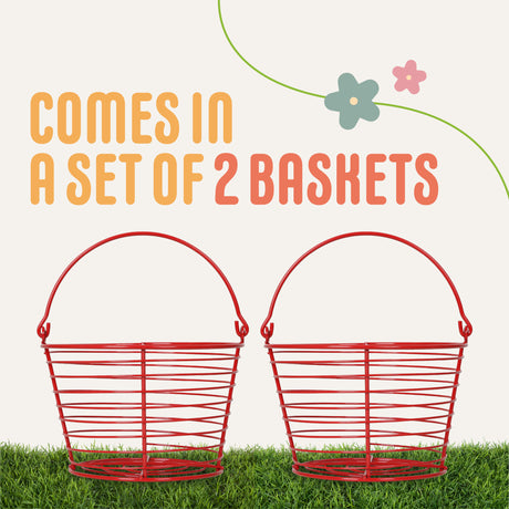 Concord egg basket comes in a set of 2 baskets