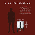 Stainless Steel Stock Pot Steamer and Braiser Combo