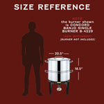 Stainless Steel Stock Pot Steamer and Braiser Combo