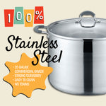 20 Quart Stainless Steel Canning Pot Set