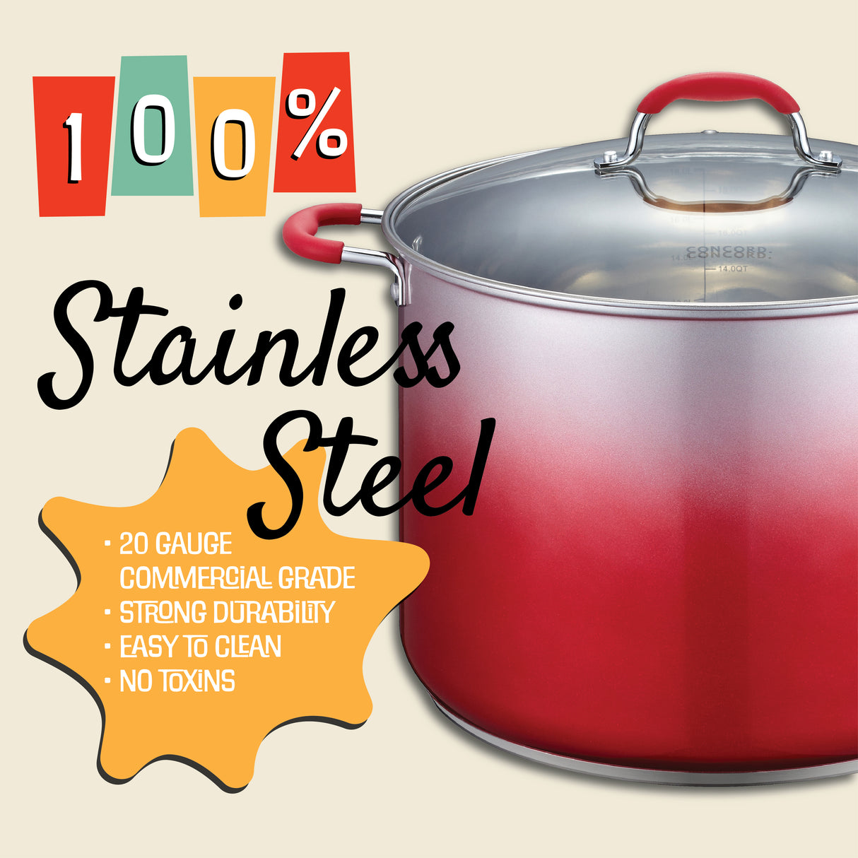 20 Quart Stainless Steel Canning Pot Set
