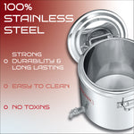 Stainless Steel S Series Insulated Double Wall Stock Pot