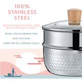 2 QT Yukihira Pan with Steamer