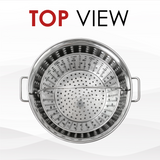 Stainless Steel Stock Pot w/Steamer Basket