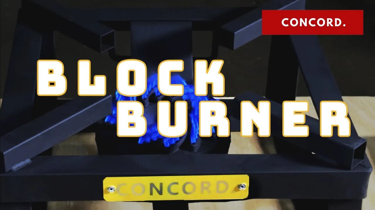 The Block Burner single outdoor propane burner